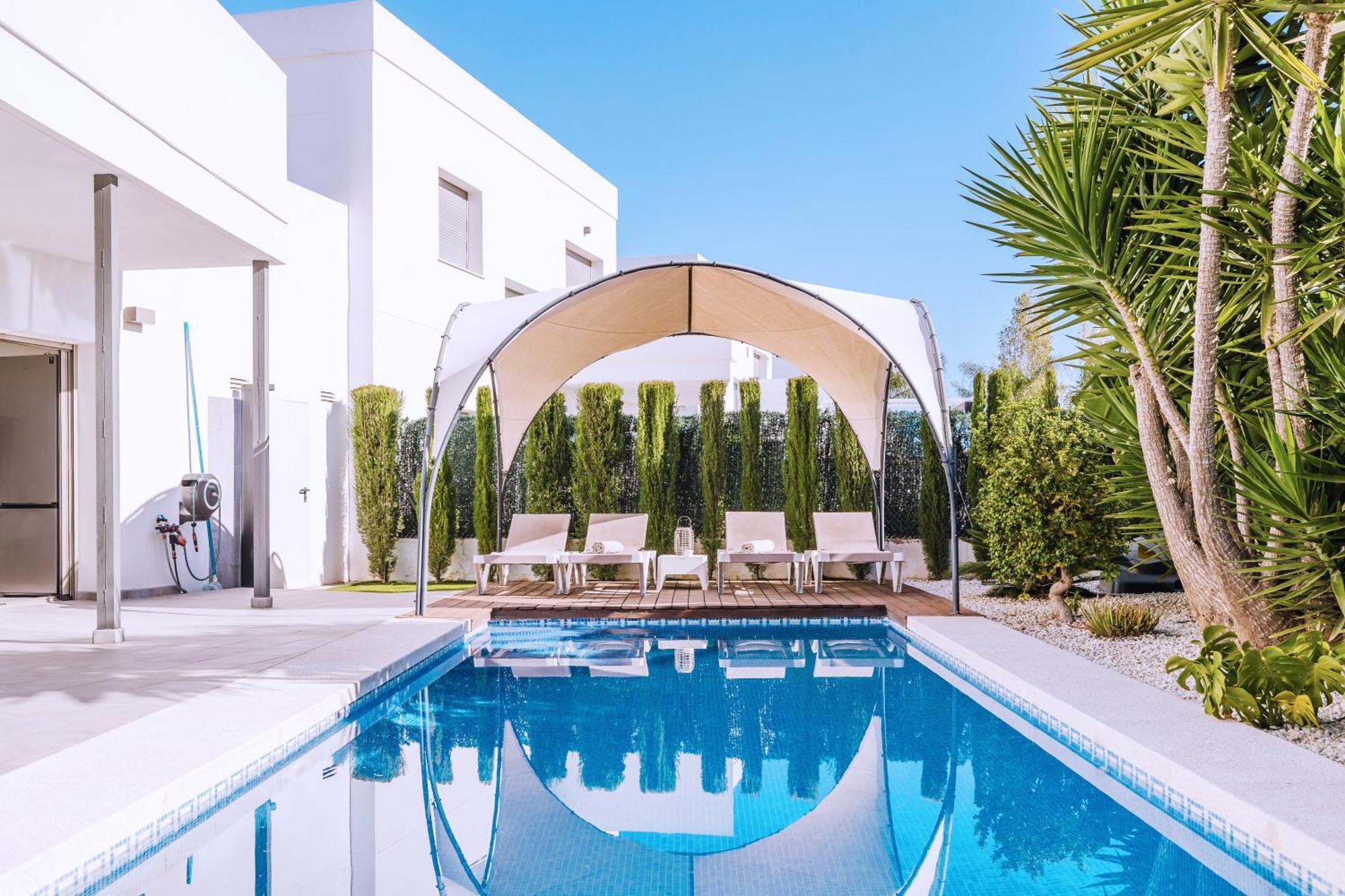 Casa Coco Stylisches Beachhouse Mit Pool & Sundeck Els Poblets Denia ภายนอก รูปภาพ
