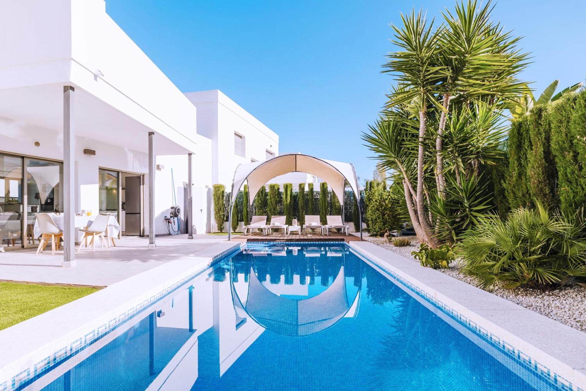 Casa Coco Stylisches Beachhouse Mit Pool & Sundeck Els Poblets Denia ภายนอก รูปภาพ