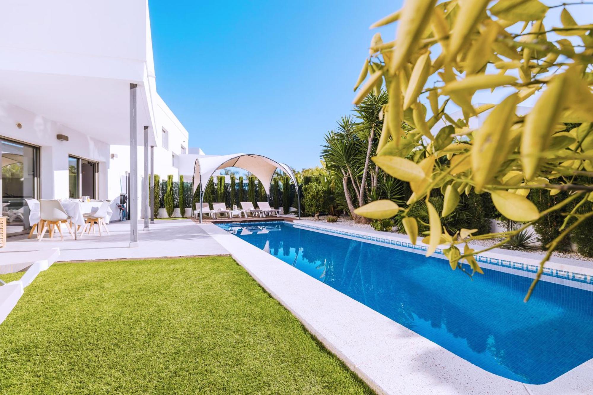 Casa Coco Stylisches Beachhouse Mit Pool & Sundeck Els Poblets Denia ภายนอก รูปภาพ