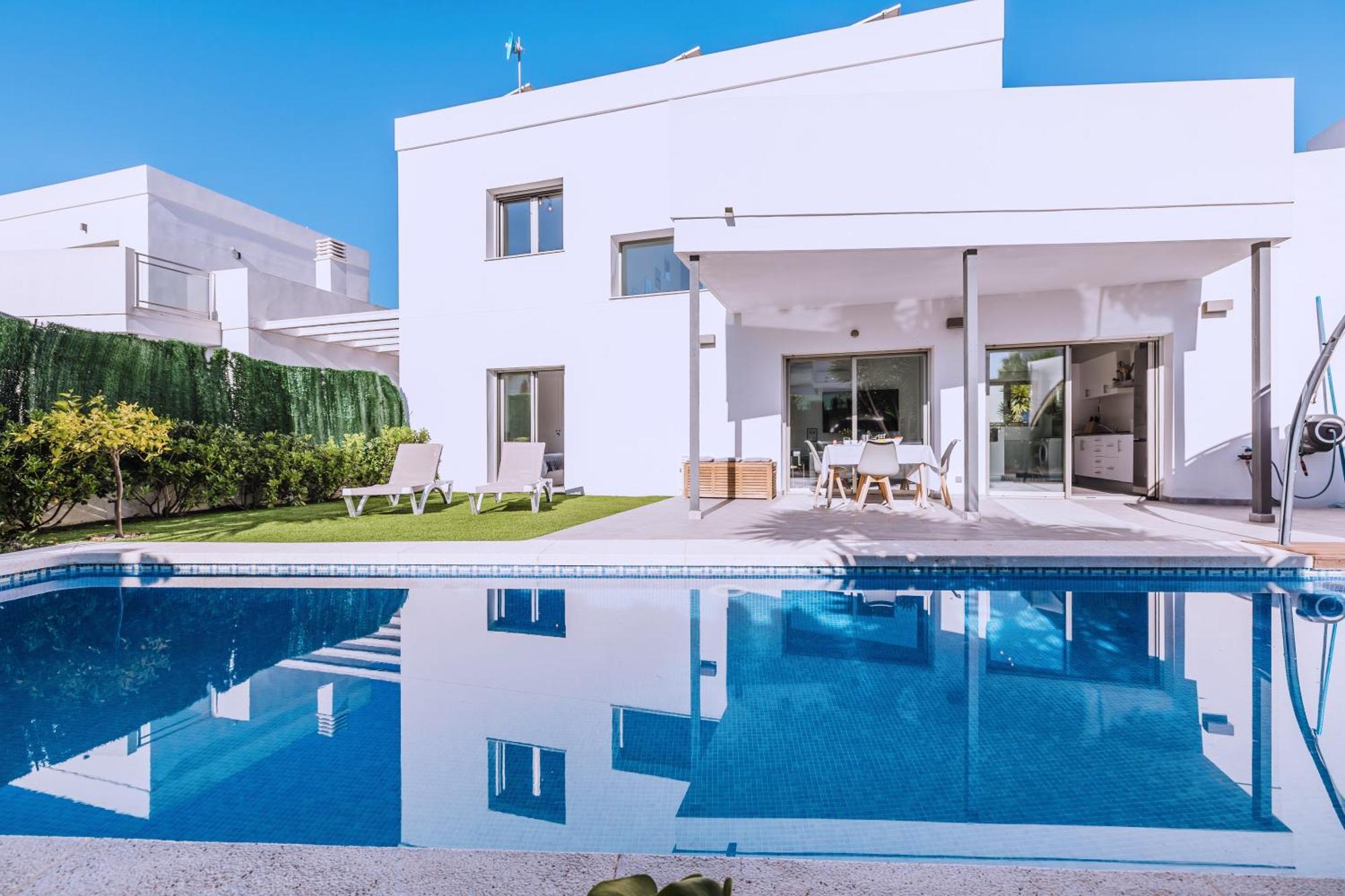 Casa Coco Stylisches Beachhouse Mit Pool & Sundeck Els Poblets Denia ภายนอก รูปภาพ
