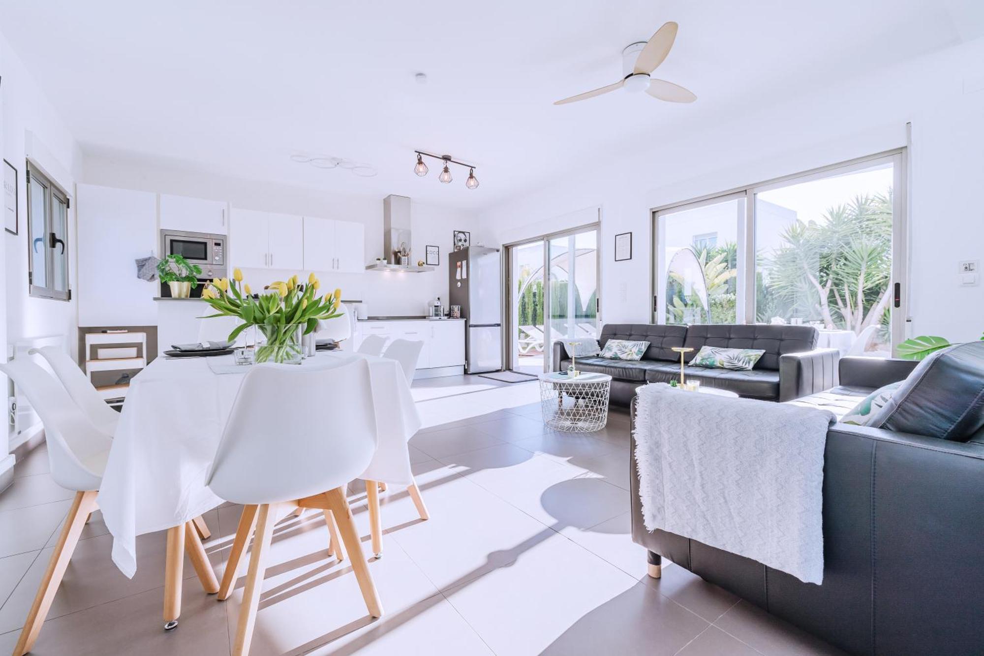 Casa Coco Stylisches Beachhouse Mit Pool & Sundeck Els Poblets Denia ภายนอก รูปภาพ